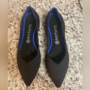 Rothy’s Black Pointed Toe Flats